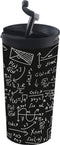 I-drink Thermosbeker Mathematic Dubbelwandig 350 Ml Rvs Zwart