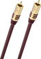 Oehlbach NF Sub Subwoofer-cinchkabel - RCA Male/Male - 800 cm - Bordeaux Rood