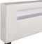 Juskys Paris - Gestoffeerd Bed - LED Verlichting - Wit - 180 x 200 cm