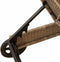 vidaXL - Ligbed - met - wielen - en - kussen - poly - rattan - beige