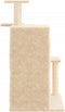 vidaXL - Kattenmeubel - met - sisal - krabpalen - 97 - cm - crèmekleurig
