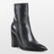 PS Poelman MADE Dames Laarzen - Enkellaarsjes met hak 10 cm - Zwart - Maat 40