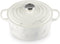 Le Creuset Signature - Braadpan - Geëmailleerd gietijzer - Wit Marmer - ø 24 cm / 4.2 Liter