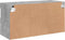 vidaXL - Tv-wandmeubel - met - LED-verlichting - 80x30x40 - cm - betongrijs