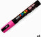 Verfstift Posca PC5M medium framboos | 6 stuks