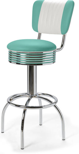 Bel Air Retro Barkruk BS-30CB Turquoise
