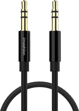 imoshion AUX Kabel - 1 meter - 3.5mm Jack Audio kabel - Male to Male - Zwart