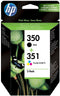HP 350/351 - Inktcartridge - Cyaan Geel Magenta Zwart - (set)