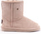 Warmbat Kangaroo - Enkellaarzen - Suede met merinowol - Blush - Maat 36