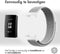 iMoshion Bandje Geschikt voor Fitbit Charge 3 / 4 - iMoshion Nylon band klittenband met design aansluiting - Grijs