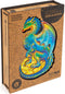 UNIDRAGON Houten Puzzel Voor Volwassenen Dier - Beschermende Draak - 183 stukjes - Medium 21x33 cm