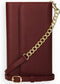 Selencia Hoesje Geschikt voor iPhone 11 Pro Hoesje Met Pasjeshouder - Selencia Tierra Uitneembare Slang Clutch - Donkerrood