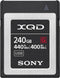 Sony XQD G-Serie 240GB - Geheugenkaart - 400 Mb/s schrijfsnelheid - 440 Mb/s leessnelheid