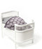 Smallstuff Rosaline - Houten Poppenbedje - Inclusief matrasje - White