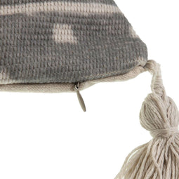 Kussen Versa Grijs Kwastjes 10 x 45 x 45 cm