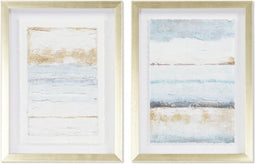 Schilderij DKD Home Decor Abstract (30 x 2,5 x 40 cm) (2 Stuks)