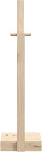 vidaXL - Houtblokhouder - 33,5x30x110 - cm - massief - grenenhout