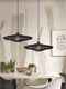GOOD&MOJO Hanglamp Zanzibar - Rotan Zwart - Ø55cm - Modern - Hanglampen Eetkamer, Slaapkamer, Woonkamer