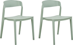 Set van 2 eetkamerstoelen SOMERS Mintgroen
