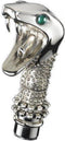 Noble Collection Lucius Malfoy Toverstaf - Replica met slangenkop - Zwart Zilver
