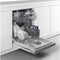 Beko BG640EXTI - Half geïntegreerde vaatwasser - Besteklade FlexiDrawer™ - RVS