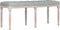 vidaXL - Bankje - 110x40x49 - cm - fluweel - lichtgrijs