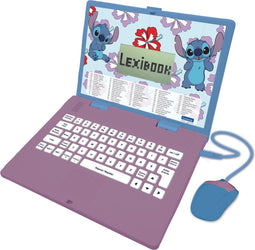 Lexibook Lilo & Stitch - Laptop voor kinderen - 124 activiteiten FR/EN - Blauw/Paarse kleur