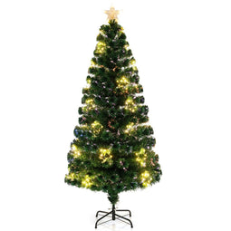 Coast Kunstkerstboom 180 cm - Glasvezel Verlichting - 36 Warmwitte Lampjes - Groen