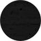 vidaXL - Tafelblad - rond - Ø50x3 - cm - massief - grenenhout - zwart