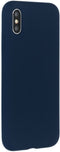 Accezz Liquid Silicone Backcover iPhone Xs / X - Schokabsorberend - Blauw