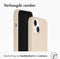 Accezz iPhone 13 - Liquid Silicone Backcover - Schokabsorberend - Beige