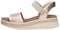 Skechers Bobs Sun Ray - Slip-ins Sandalen - Vegan met Heel Pillow - Goud