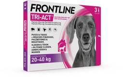 Frontline Tri-Act Anti Vlooien en Teken Druppels L 3 pipetten