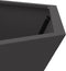 vidaXL - Vuurplaats - Hexagonaal - Zwart - 75x75x28 - cm - Staal