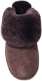 Warmbat Flurry - Dames Sloffen - Suède - Chocoladebruin