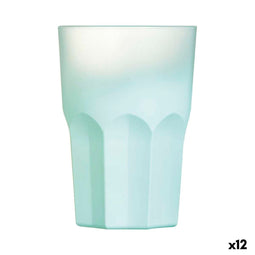 Glas Luminarc Summer Pop Turkoois Glas 12 Stuks 400 ml