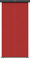 vidaXL - Balkonscherm - 145x250 - cm - rood