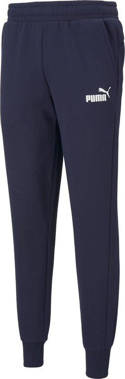 PUMA ESS Logo Pants FL - Heren Broek - Regular-fit - Donkerblauw - Maat XL
