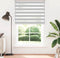 vidaXL - Zebra - rolgordijn - 145x200 - cm - stofbreedte - 140,9 - cm - lichtgrijs