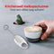 Kitchenwell Melkopschuimer - Handmatig - Inclusief RVS Houder & Garde - Wit