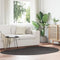 vidaXL - Tapijt - Anthraciet - 140x200 - cm - Polyester - Antislip
