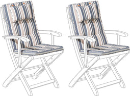 MAUI - Zitkussen set van 2 - Lichtbeige - 40 x 54 cm - Polyester