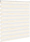 vidaXL - Zebra - rolgordijn - 130x100 - cm - stofbreedte - 125,9 - cm - marmerbeige