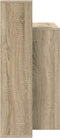 vidaXL - Bureau - met - Opslag - Sonoma - Eiken - 100x40x90 - cm - Van - Hout