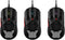 HyperX Pulsefire Haste - Gaming Muis - 16.000dpi PixArt 3335 sensor - Zwart/Rood
