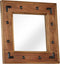 vidaXL - Spiegel - 50x80 - cm - massief - acaciahout