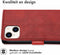 iMoshion Hoesje Geschikt voor iPhone 15 Hoesje Met Pasjeshouder - iMoshion Luxe Bookcase - Rood