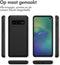 imoshion Hoesje Geschikt voor Samsung Galaxy S10 Hoesje - Ruimte voor 2 pasjes - imoshion Backcover met pasjeshouder - Zwart