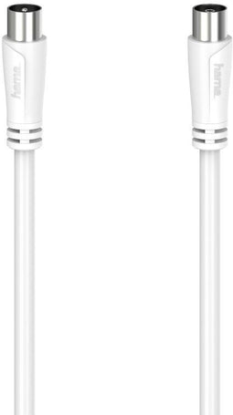 Hama 00205044 - Coax Kabel - 75 cm - Wit