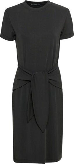 Guess Zaira - Dames Jurk - Geknoopte voorkant - Zwart - Maat XS